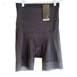 NWT TC FINE SHAPE WEAR High Waist Black Thigh L